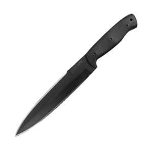  Entrek Commando Black Blade Fixed Blade Knife: Sports 
