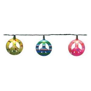  Peace Sign String Lights: Home & Kitchen