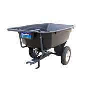 Precision Products 10 Cu. Ft. Poly Push/Pull Trailer Cart 