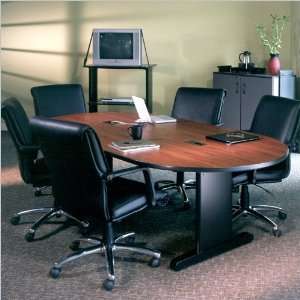   10 Narrow Conference Table with Trestle Base