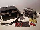 POLAROID 420 FILM CAMERA with FLASH, CASE, FLASHBULB, OWNERS MANUAL
