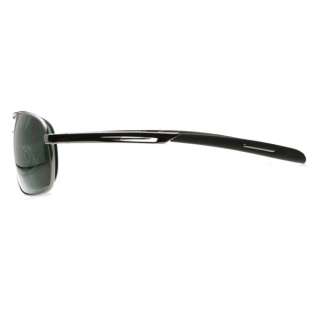   Large Metal Square Aviator Sports Frame Polarized Lens Sunglasses 8268