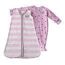 HALO Girls SleepSack Wearable Blanket and Footed Chenille Stripe with 