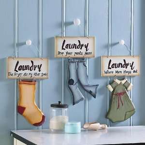  3 PC Laundry Room Wall Decor: Everything Else