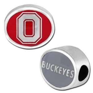  13mm Ohio State University Buckeyes   Sterling Silver 