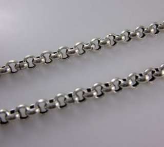 925 STERLING SILVER MENS NECKLACE CHAIN JEWELRY 60cm  