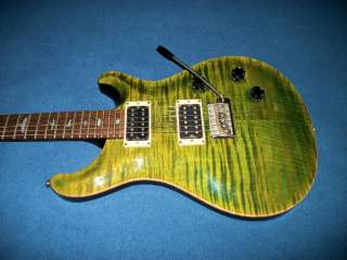  Reed Smith PRS Custom 24, Birds, Faded Emerald Green Flame Maple Top