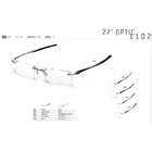   27 OPTIC 1102 Eyeglasses   001 Black Temples / Dark Frame, Eyeglasses
