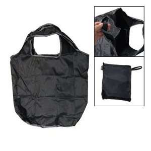  Anti Static Black Nylon Folding Shopping Handbag: Kitchen & Dining