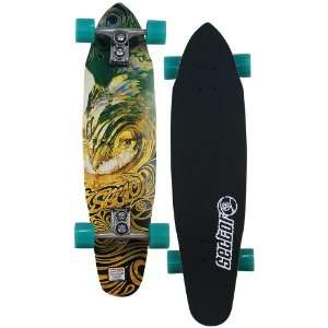  Sector 9 Green Flash Longboard Skateboard   Green Sports 