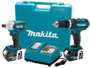Makita 18V 2 Pc. Combo Kit w/Car Charger LXT211A  