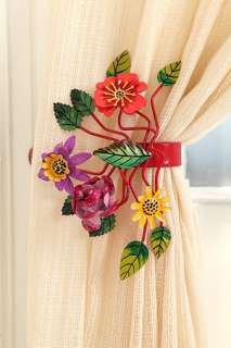 UrbanOutfitters  Bright Botanical Curtain Tie Back