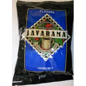 JAVARAMA 100% Arabica Coffee Hazelnut Flavor 6 x 2.5 Oz. Bags (15 OZ 