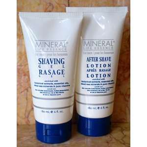  Mineral Life Essence Shaving Gel & After Shave Lotion With 