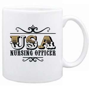    Usa Nursing Officer   Old Style  Mug Occupations: Home & Kitchen