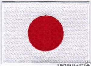 JAPAN FLAG embroidered iron on PATCH JAPANESE EMBLEM  