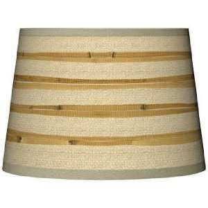  Bamboo Wrap Tapered Giclee Lamp Shade 10x12x8 (Spider 