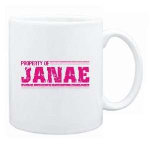  New  Property Of Janae Retro  Mug Name