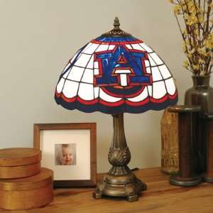  19 NCAA Auburn Tigers Logo Tiffany Style Table Lamp