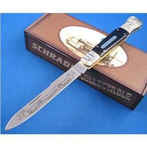  Schrade Dirk Buffalo horn Pocket knife