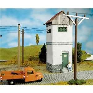   Electric Pole Set 2 Each High & Low Voltage +Cable Toys & Games