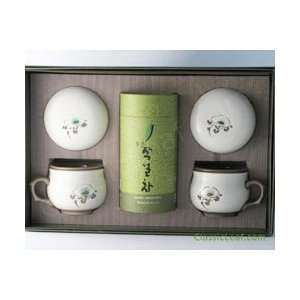  Winter Ivy Infuser Mug w/ Mid Summer Green Tea: Health & Personal Care