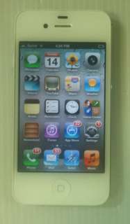 Apple iPhone 4 8GB White SPRINT PCS smartphone BAD ESN CANNOT ACTIVATE 