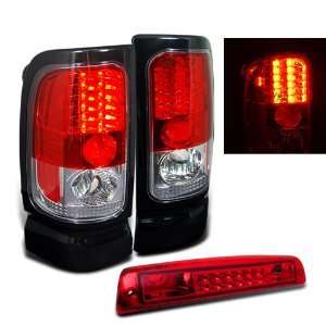   01 Ram Red Clear LED Tail Lights + LED 3rd Brake Brand New: Automotive