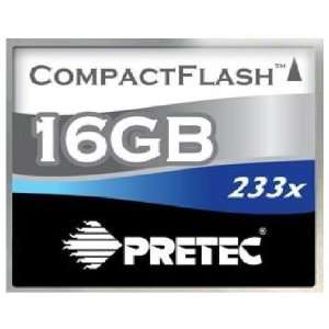  Pretec 16GB 233X 35MB/s Compact Flash Card: Electronics