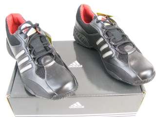 NEW Adidas Tech Feather Golf Shoe Mens Size 9 BLACK/METALLIC SILVER 