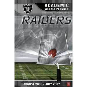  Oakland Raiders 5x8 Academic Weekly Assignment Planner 