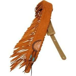   American Indian leather appliqué and embroidery design Musical