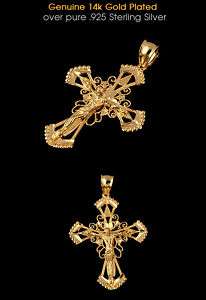 New .925 Sterling Silver Cross / Crucifix Jesus Pendant  