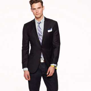 Ludlow three button blazer with center vent   sportcoats & outerwear 