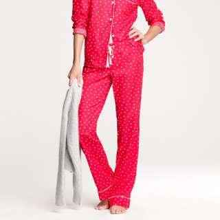 Flannel pajama pant in polka dot   sleepwear   Womens Women_Shop_By 
