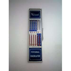 VINTAGE Valiant Personal Calculator    addition and subtraction    as 