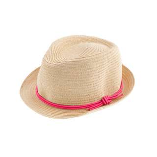 Girls straw trilby hat   hats, scarves & gloves   Girls jewelry 