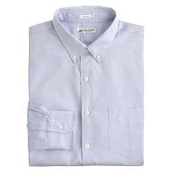 spread collar dress shirt in purple stripe $ 135 00