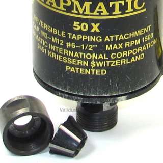 50X Reversible Tapmatic Tapping Attachment w/ J422 S Rubber Flex 