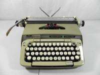 Vintage Smith Corona Galaxie Deluxe Typewriter Manual Portable With 