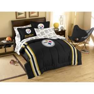  Pittsburgh Steelers Twin Bed in a Bag Comforter Set 