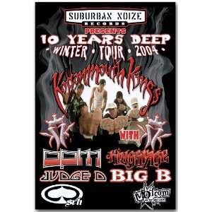 Kottonmouth Kings Poster   A Tour Promo Flyer   10 Years Deep 04