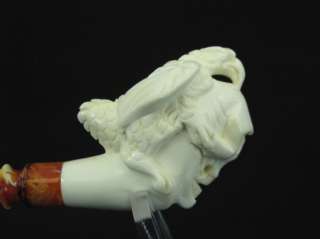 SKULL DRAGON Smoking Meerschaum Pipe Pipes w/CSE+STD+PH  