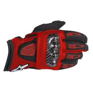  Alpinestars Thunder Gloves , Color: Red, Size: 3XL 