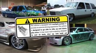  funny hydraulics warning decal that is great in any car or truck