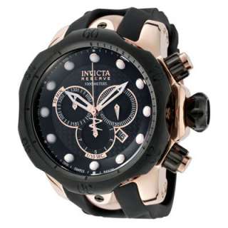   Venom Swiss Chronograph Black Polyurethane Watch 843836003612  