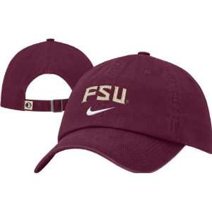 Florida State Seminoles Nike Campus Adjustable Hat: Sports 