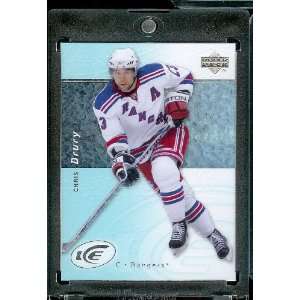 2007 08 (2008) Upper Deck ICE # 9 Chris Drury   Rangers   NHL Hockey 