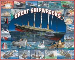 Great Shipwrecks 1000 pc Jigsaw Puzzle NEW Ships 724819249626  