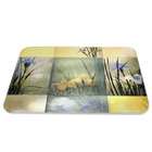 Pimpernel Iris Squares Tempered Glass Cutting Board